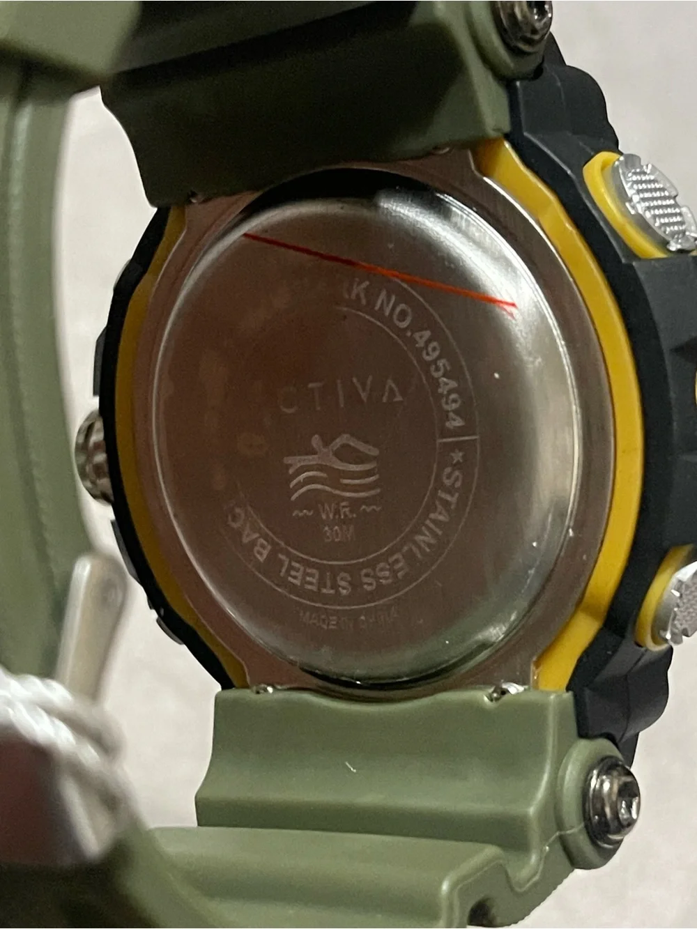 Activa Ardus X Invicta Digital Men's Watch - 58mm. Army Green (ACW8089-002) new